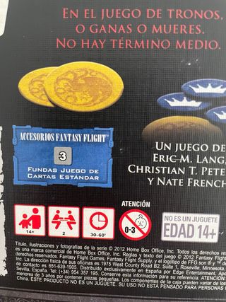 Juego de Tronos: Juego de Mesa