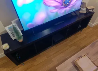 Mueble TV moderno negro