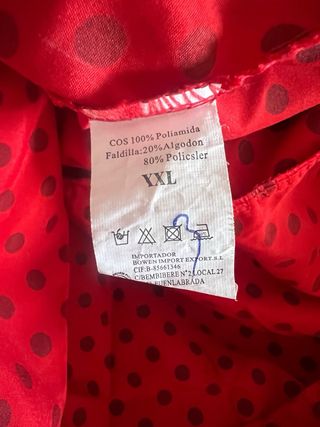 Disfraz de flamenca mujer – Muy buen estado – L