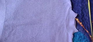 Jersey lila cuello alto talla 42