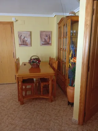 Salón comedor completo madera