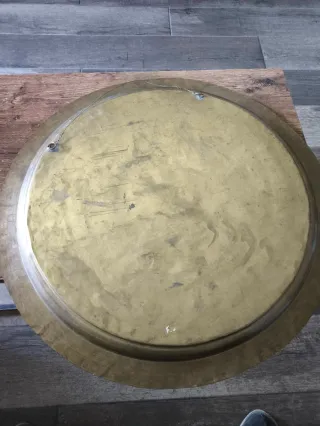 Bandeja árabe antigua decorada