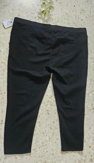 Pantalón vaquero Janina curve talla 58 negro goma