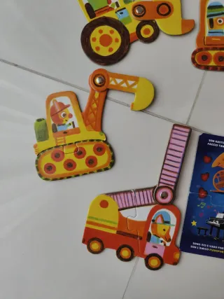 Djeco Puzzle Duo Veicoli