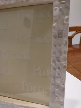 Marco de fotos de sobremesa nacarado