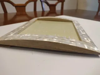 Marco de fotos de sobremesa nacarado