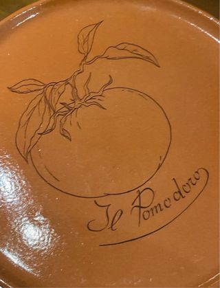 6 Piatti Piral Albissola Terracotta Arancioni