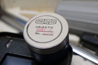 Antigua ampliadora fotográfica Opemus III, Meopta 74220-N-71. Maleta original y manual.