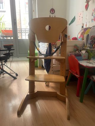 Trona evolutiva de madera