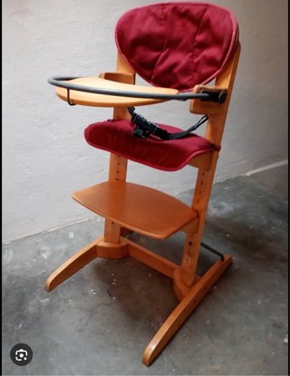 Trona evolutiva de madera con bandeja Bebé Confort