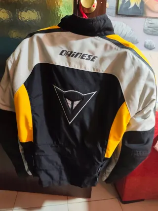 Chaqueta Moto Dainese Textil Amarilla