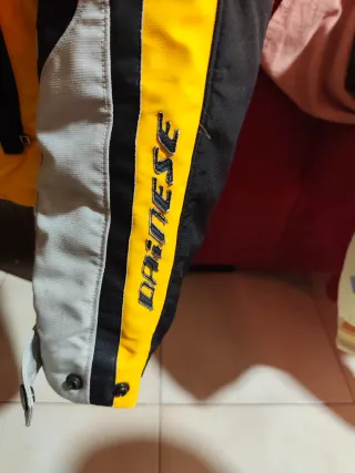 Chaqueta Moto Dainese Textil Amarilla