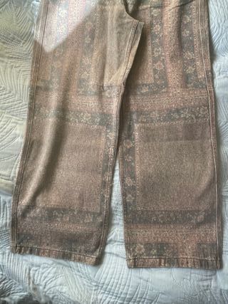 Pantalones Zara Estampados Marrones