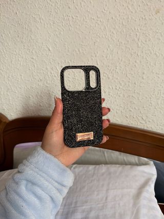 Funda iPhone 17 Pro Transparente Naranja