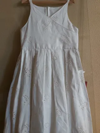 Vestido 100% Lino Comunión/evento