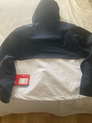 Chaqueta Helly Hansen Impermeable Azul/Blanca