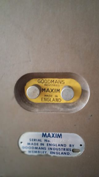 Altavoces Goodmans Maxim - 15 Ohms - Matched Pair