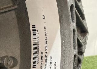 F40 caja cambios opel insignia 2.0 16v cdti 96414