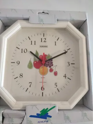 Reloj de pared Almupar cocina frutas