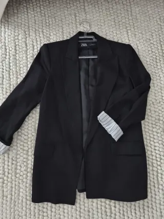 Regalo Blazer Zara Lino Negro
