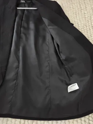 Regalo Blazer Zara Lino Negro