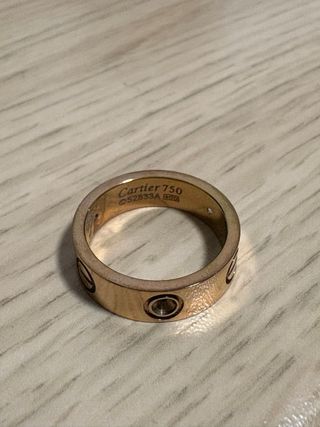 Anillo Cartier falsificacion.