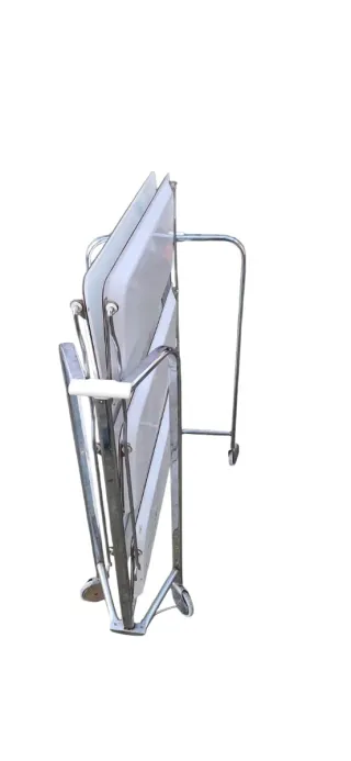 Carrello cucina pieghevole 3 ripiani