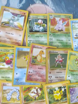 Negociable lote Cartas Pokémon Antiguas