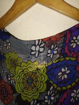 Blusa Desigual Talla S Estampado Floral