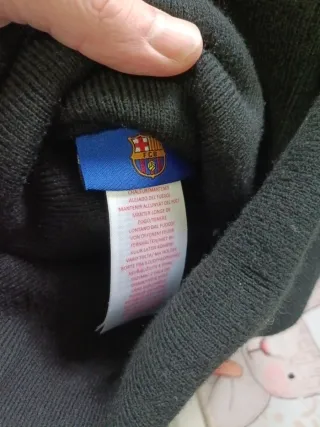 Gorro FC Barcelona Negro Multicolor