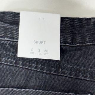 Zara Skort Negro Talla M