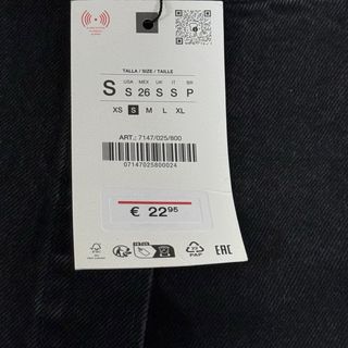 Zara Skort Negro Talla M