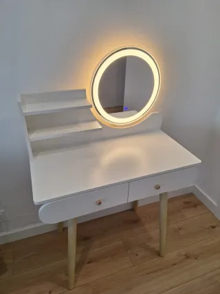 Tocador Edda Blanco Espejo LED OK Living