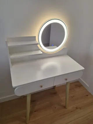 Tocador Edda Blanco Espejo LED OK Living
