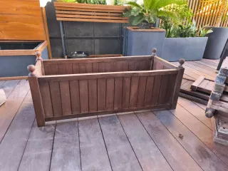 Jardineras de madera exótica Ipe