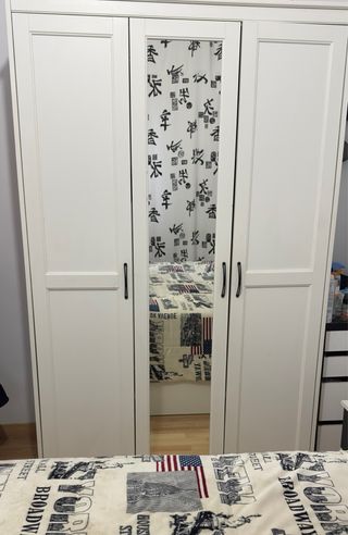 Armario Ikea Blanco con Espejo