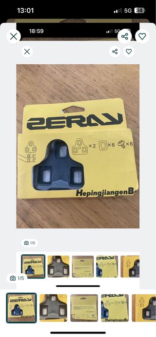 Travessas Zeray Estrada para Pedais de Bicicleta