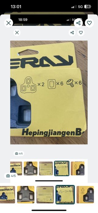 Travessas Zeray Estrada para Pedais de Bicicleta