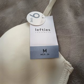 Sujetador Lefties Talla M Beige Nuevo