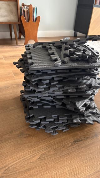 Esterillas Fitness Puzzle Negro