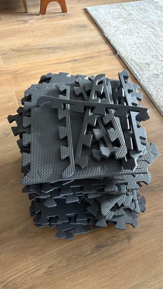 Esterillas Fitness Puzzle Negro