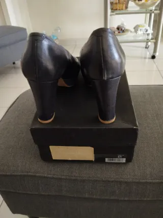 Scarpe donna Pollini grigie peep toe