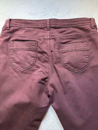 Pantalones granates elasticos