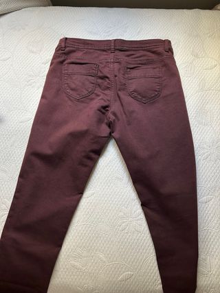 Pantalones granates elasticos