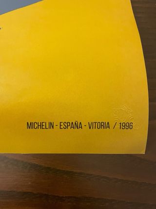 Poster Michelin Vintage Moto 1996