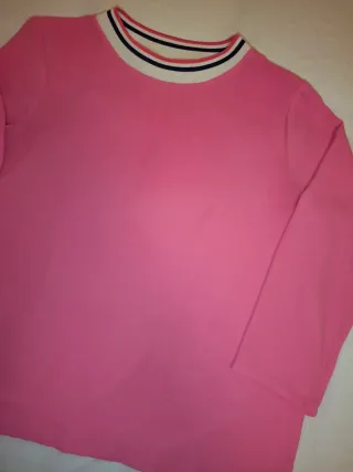 Blusa rosa Zara Trafaluc semitransparente