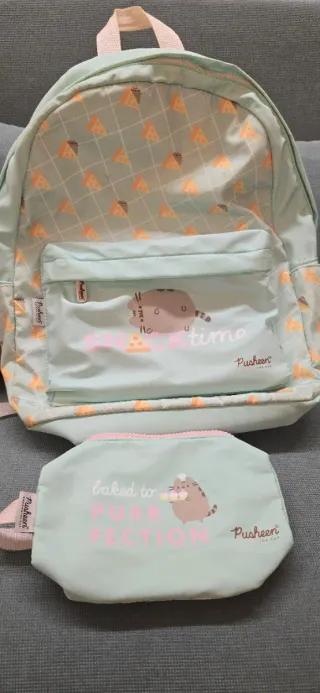 Lote 3 mochilas y neceser niña unicornio