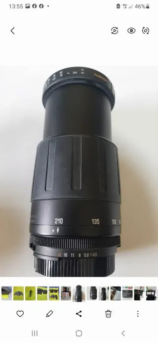 Obbiettivo Tamron 80-210mm