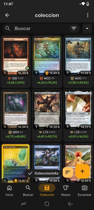 Colección Cartas Magic The Gathering