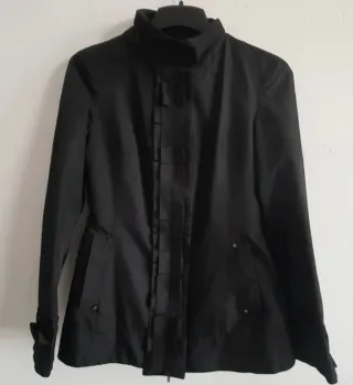 Parka Adolfo Domínguez Negra Mujer